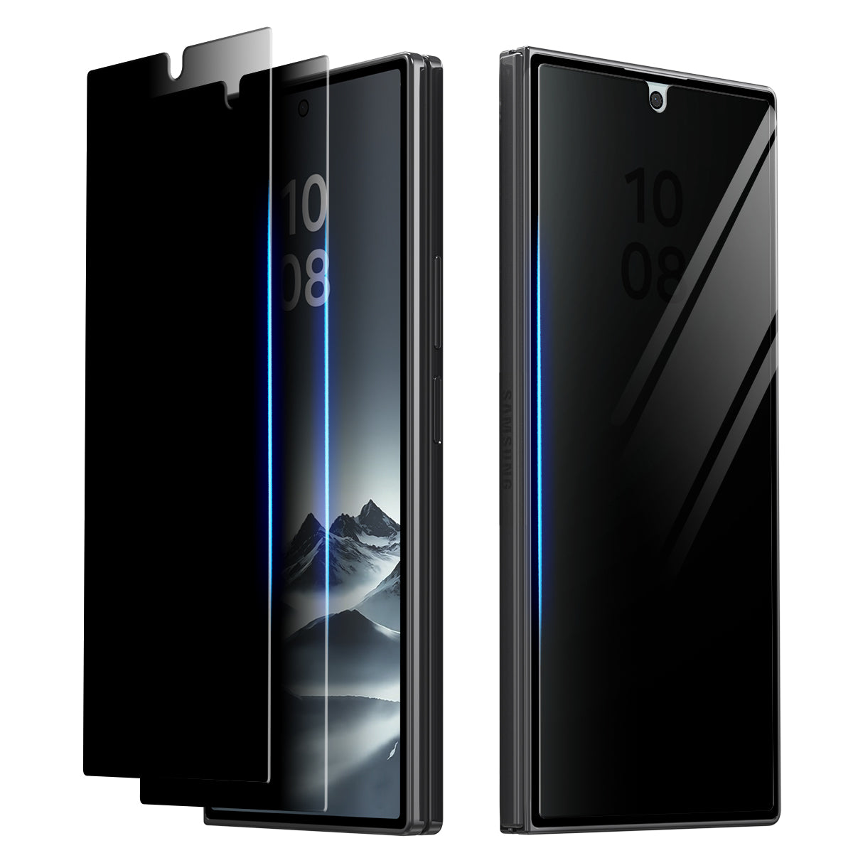 Araree Sub Core Front Screen Protector Tempered Glass For Samsung Galaxy Z Fold 7 - Privacy (2Pcs)