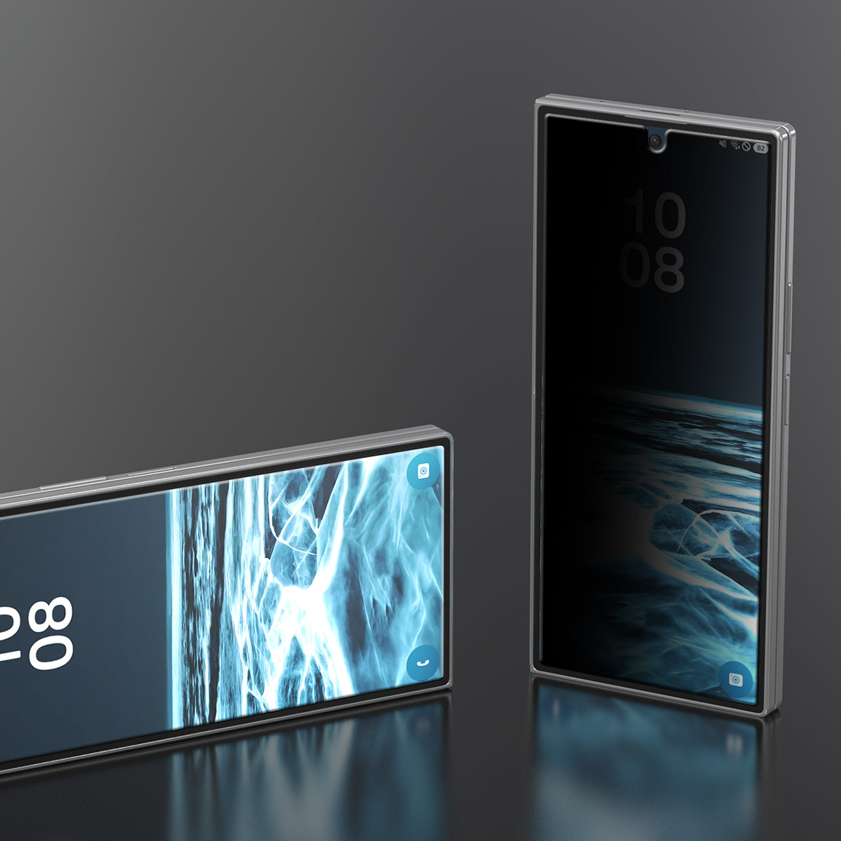 Araree Sub Core Front Screen Protector Tempered Glass For Samsung Galaxy Z Fold 7 - Privacy (2Pcs)