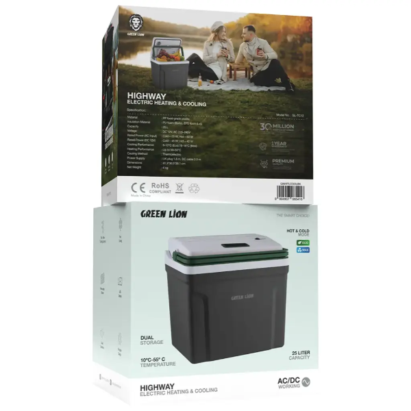 Green Lion Highway Electric Heating And Cooling - Black