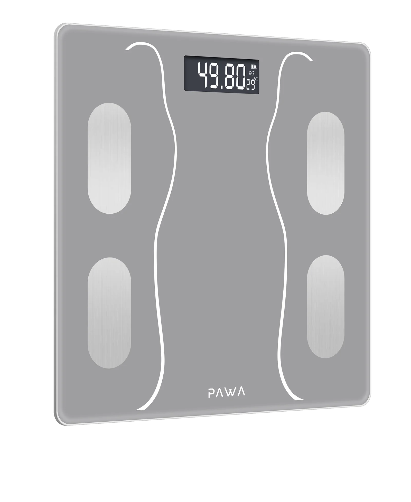 Pawa Smart Body Scale with Body Analysis APP - Grey