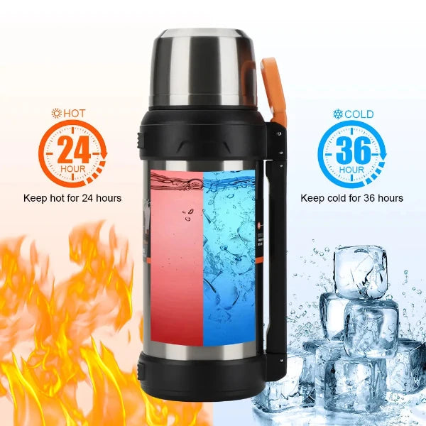 dkadi KD9059-2000 Vacumm Bottle 2000mL-Black