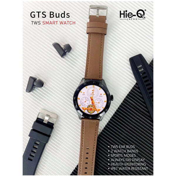 Hie -Q GTS Buds Watch - IPS AMOLED / Bluetooth
