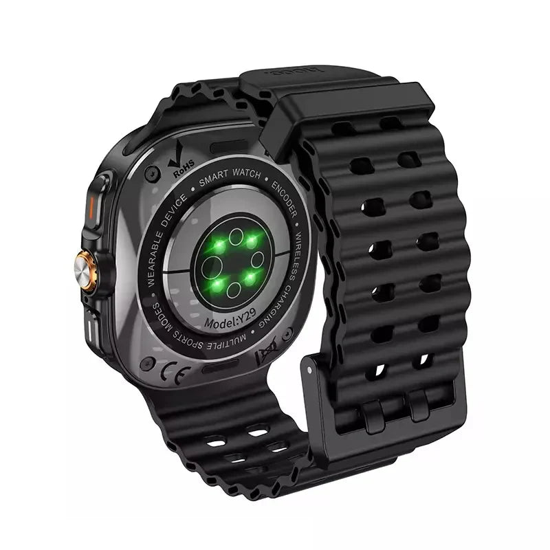 Hoco Y29 Smart Sports Watch (إصدار الاتصال)- أسود