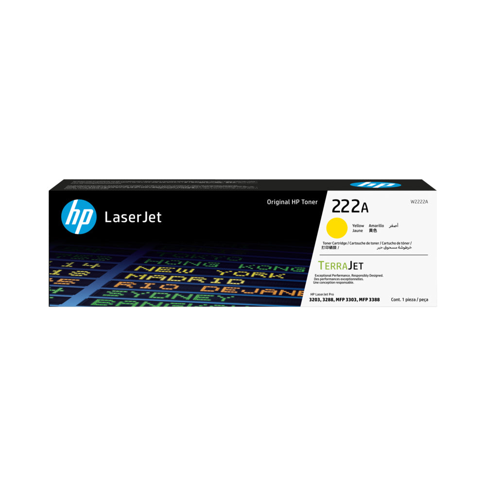 HP 222A Yellow Laser Toner W2222A