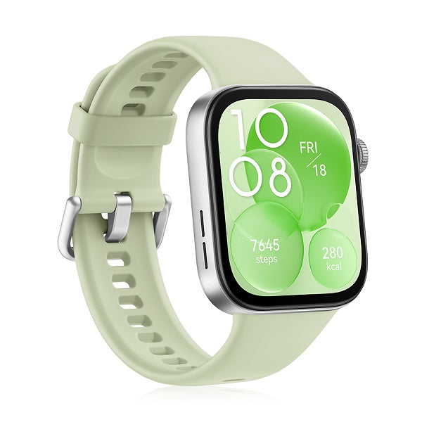 Huawei Watch Fit 3 Aluminum body with Silicone Strap Green