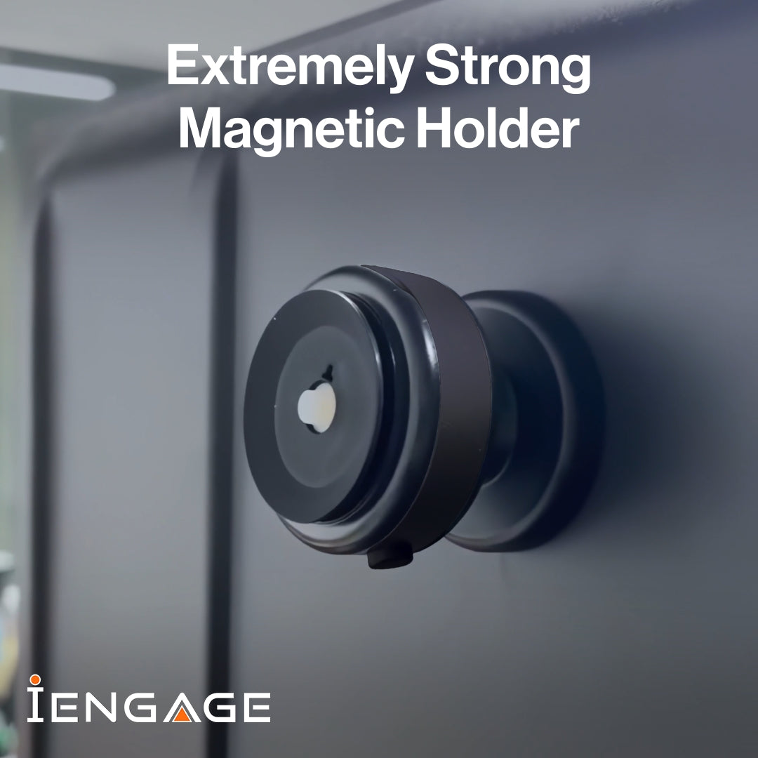 iEngage 360° Rotational & Adjustable Alloy Ring Magnetic Vacuum Suction Holder