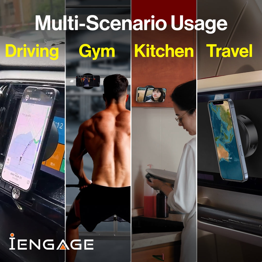iEngage Smart Magnetic Vacuum Suction Holder