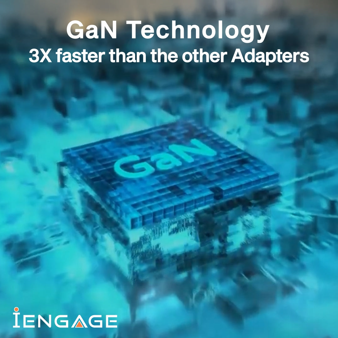 iEngage Travel Charger 65W Uk/Eu Plug (Black)