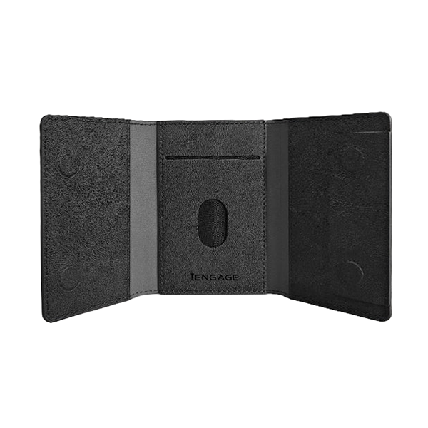 iEngage Tri-Fold Magsafe Wallet (Black)