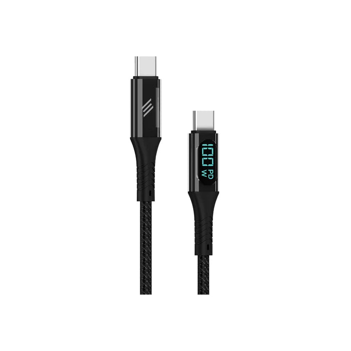 Smartix USB-C to USB-C Fast charge cable with display 100W
