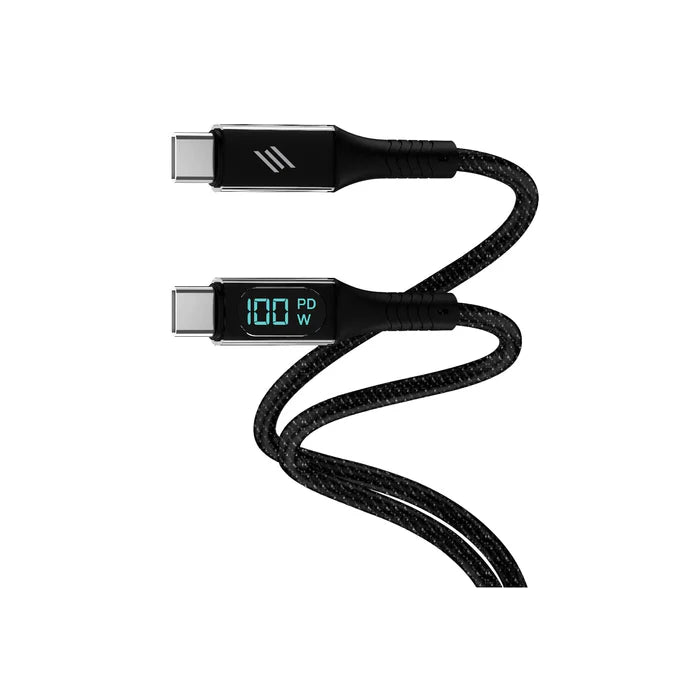 Smartix USB-C to USB-C Fast charge cable with display 100W