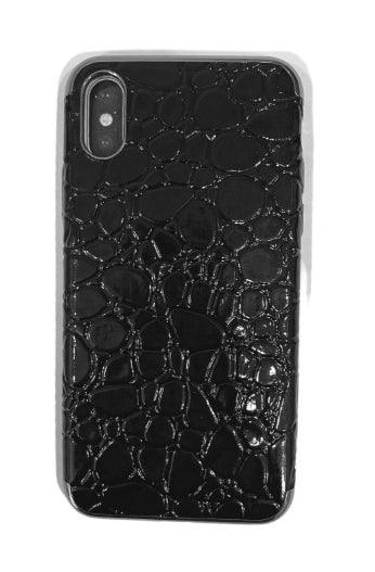 Sulada Leather Protective Back Case for iPhone X/XS Black - Future Store