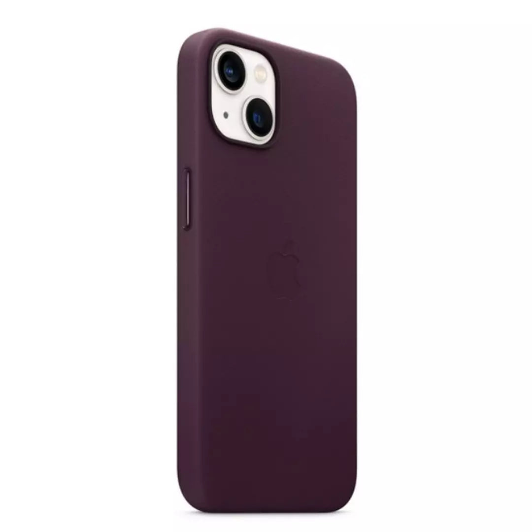 iPhone 13 Leather Case with MagSafe - Dark Cherry