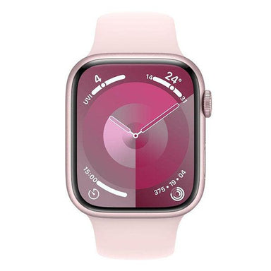 Apple Watch Series 9 GPS 41mm Pink Aluminium Case with Light Pink Sport Band S/M - Future Store