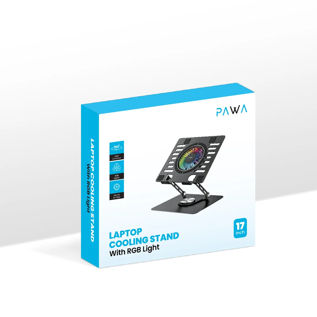 Pawa Laptop cooling stand with RGB Light