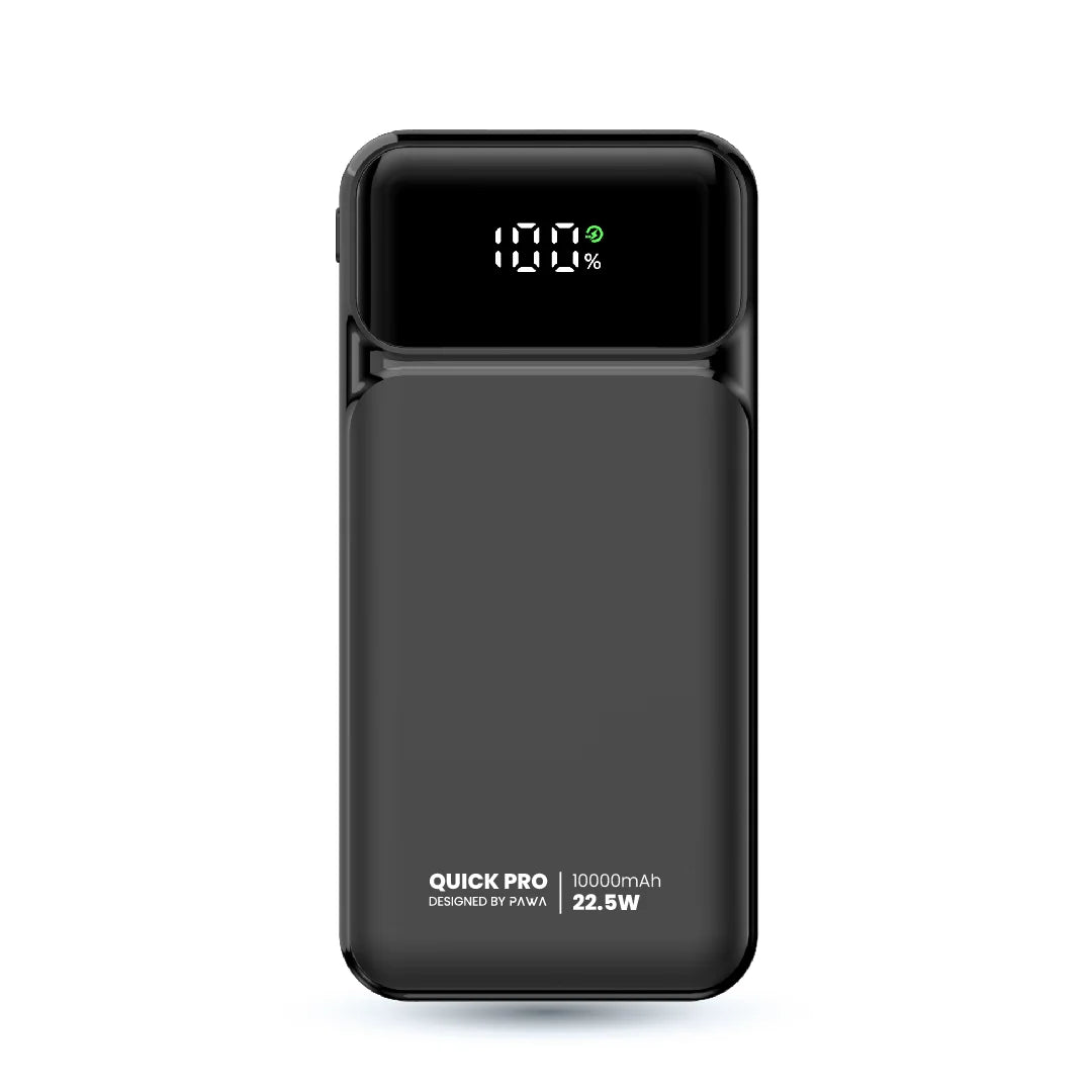 Pawa QuickPro P225 Fast Charging Powerbank with 10000mAh Capacity.