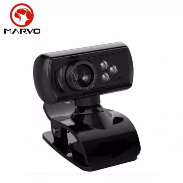 Marvo Scorpion 5MP FHD Webcam - Black