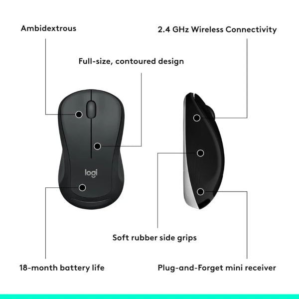 Logitech Mk540 Advanced Wireless Combo - 2.40Ghz / Keyboard & Mouse Combo