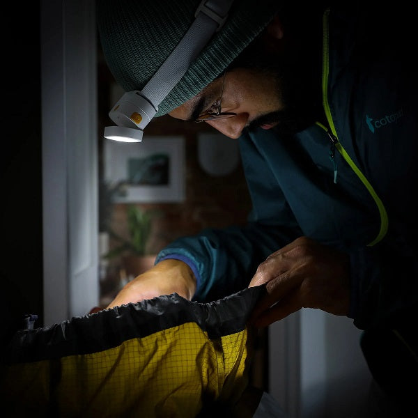 MPOWERD Luci Beam Solar Headlamp & Flashlight -White