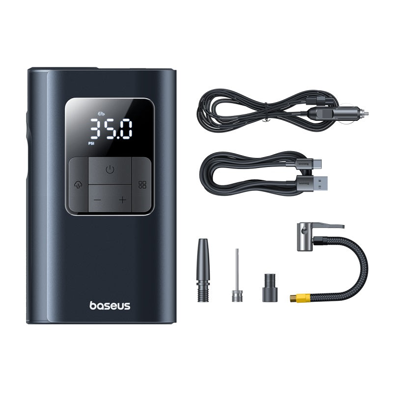 Baseus PrimeTrip VA1 Wired and Wireless 2-in-1 Tire Inflator - Cosmic Black