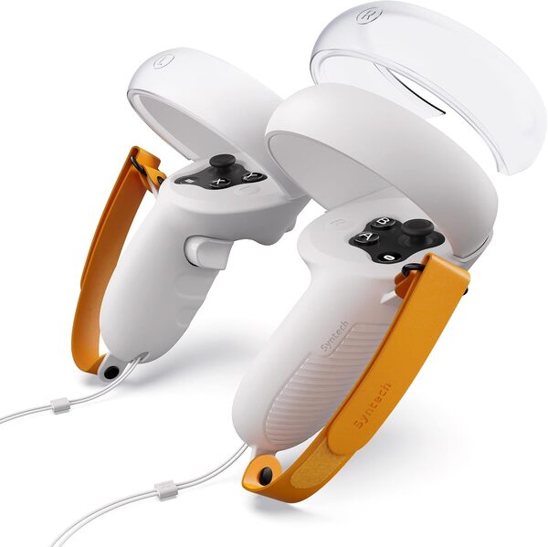 Syntech VR Touch Controller Grips Cover Compatible with Meta/Oculus Quest  - White