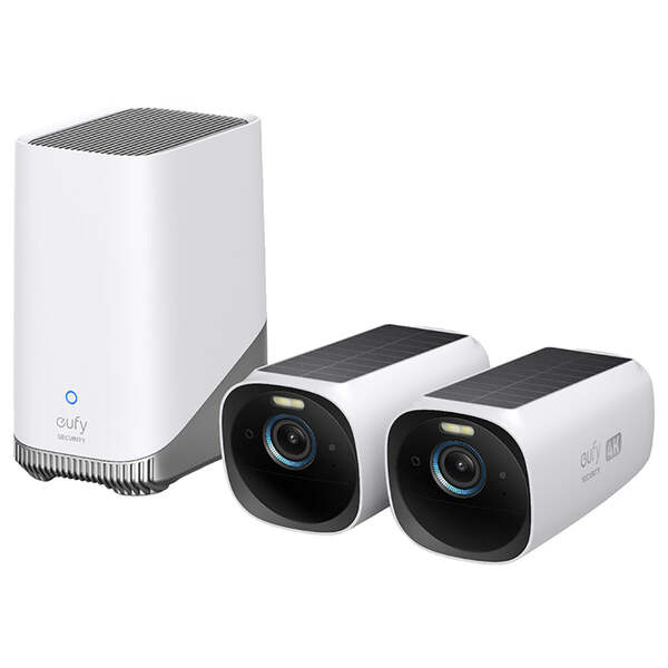 EufyCam 3 4K (2 Camera Kit) -White