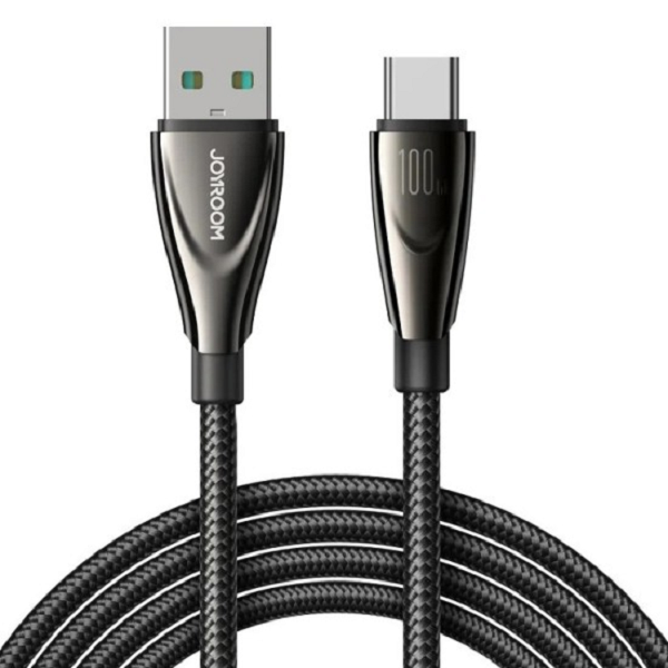 JOYROOM Pioneer Series SA31-AC6 USB-A / USB-C cable 100W 1.2m - black