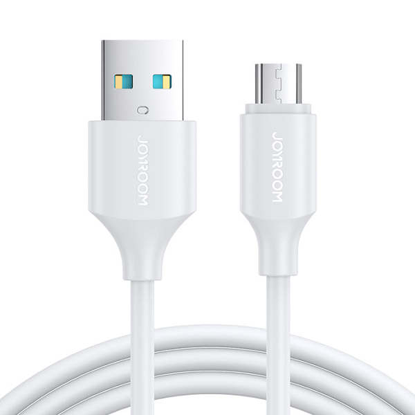 JOYROOM  S-UM018A9 2.4A USB-A to Micro Fast Charging Data Cable 1m-White