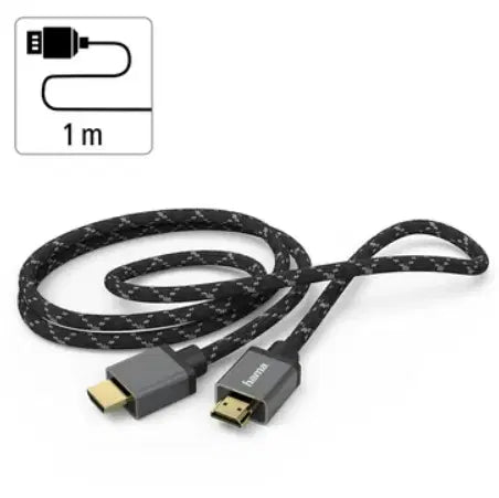 Hama  Alu Ultra High Speed HDMI 8K Cable 1.0m