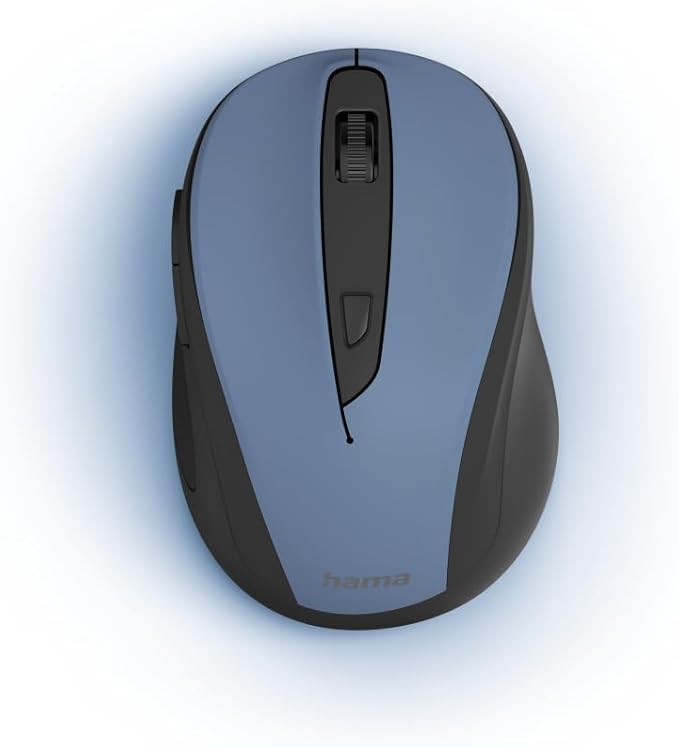 Hama Mw-400 V2 6-Button Optical Wireless Mouse - Denim