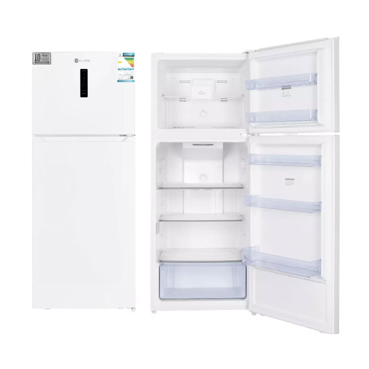 Elite Ref TM 448L/15.8Cft/No Frost/Wire Shelf/Lock & Key / White