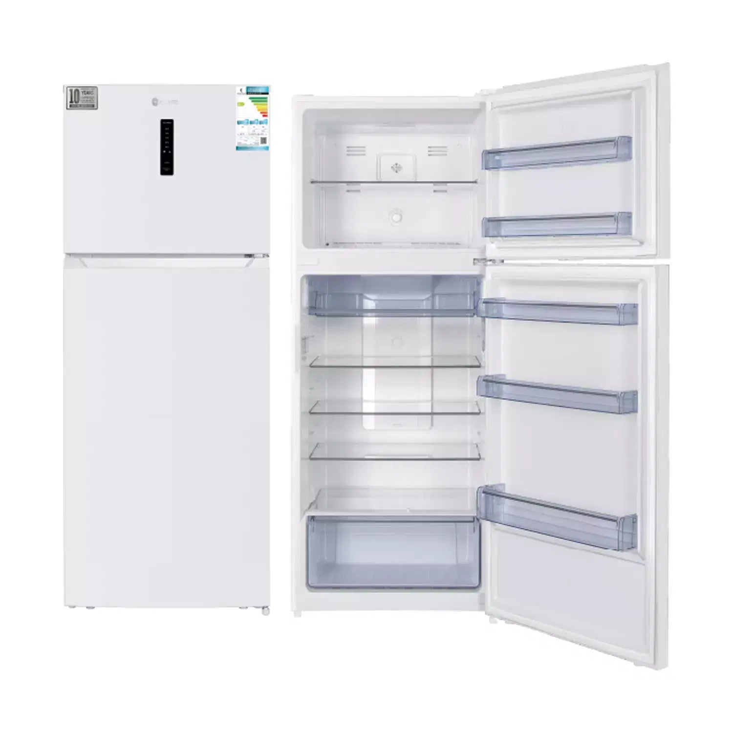 Elite Ref TM 512L/18.1Cft/Inverter Compressor/No Frost/Glass Shelf/Lock & Key/White