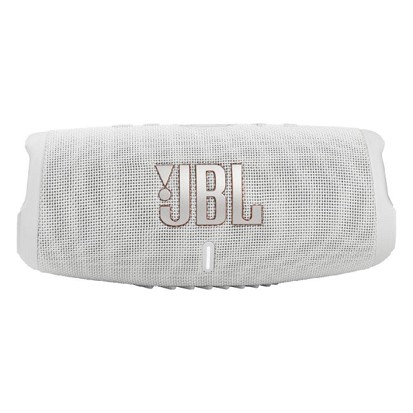 JBL Charge 5 Waterproof Wireless Speaker - White