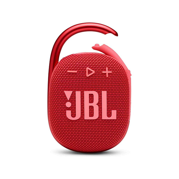 JBL Clip 4 Portable Bluetooth Speaker - Red