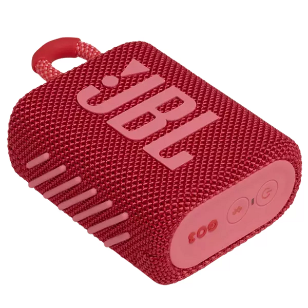 JBL GO 3 Portable Bluetooth Speakers - Red