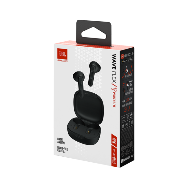 JBL Wave Flex True Wireless Ear Buds Black