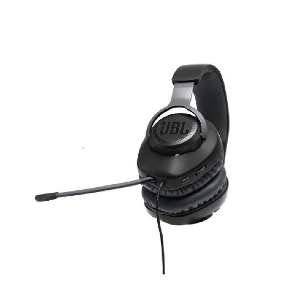 JBL Quantum 100 Gaming Wired Over Ear Headset Black