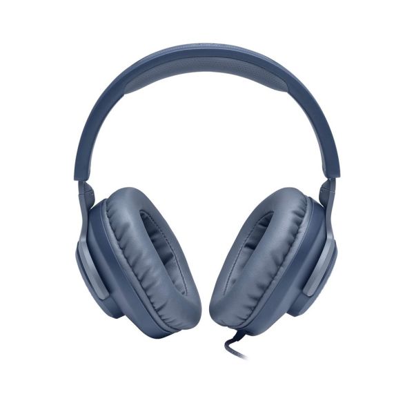 JBL Quantum 100 Gaming Wired Over Ear Headset Blue