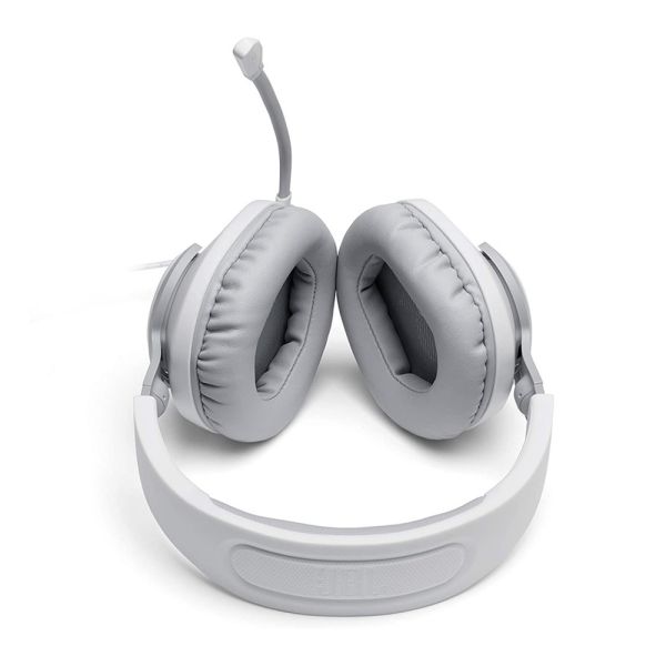 JBL Quantum 100 Gaming Wired Over Ear Headset White