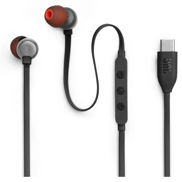 JBL Tune 310C Wired Type C Hi-Res In-Ear Headphones Black