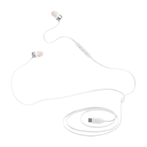 JBL Tune 310C Wired Type C Hi-Res In-Ear Headphones White