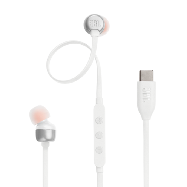 JBL Tune 310C Wired Type C Hi-Res In-Ear Headphones White