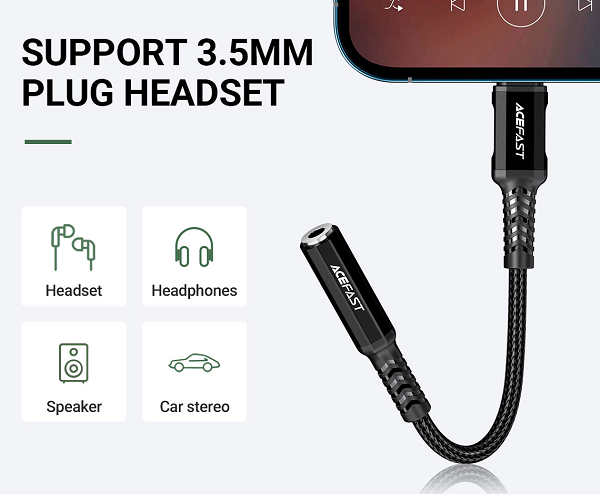 Acefast Audio cable  Lightning to 3.5mm