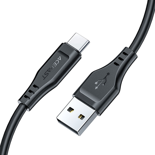 Acefast Charging Data Cable C3-04 USB-A to USB-C (Black)