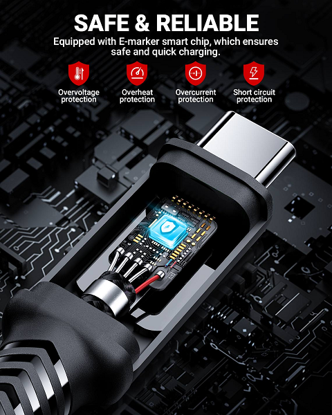 Acefast Charging Data Cable  USB-C to USB-C 100W