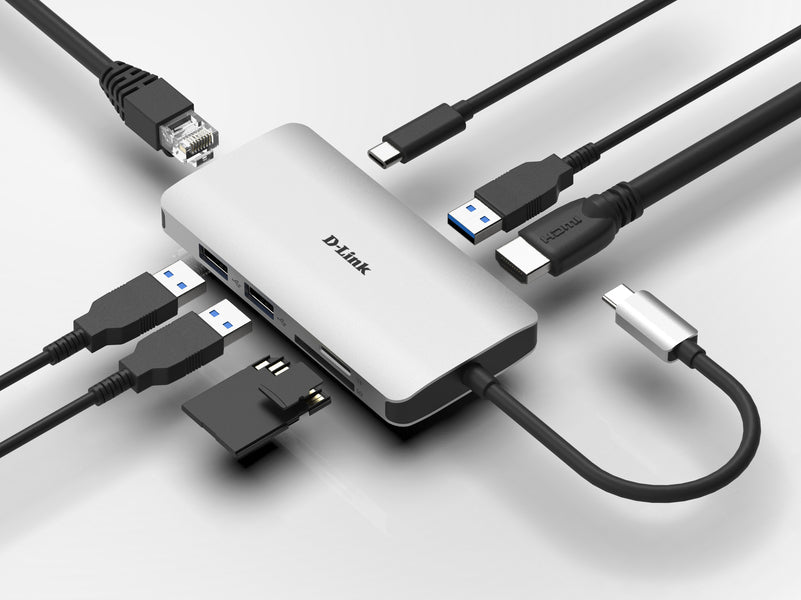 D-Link 8-In-1 Usb-C Hub