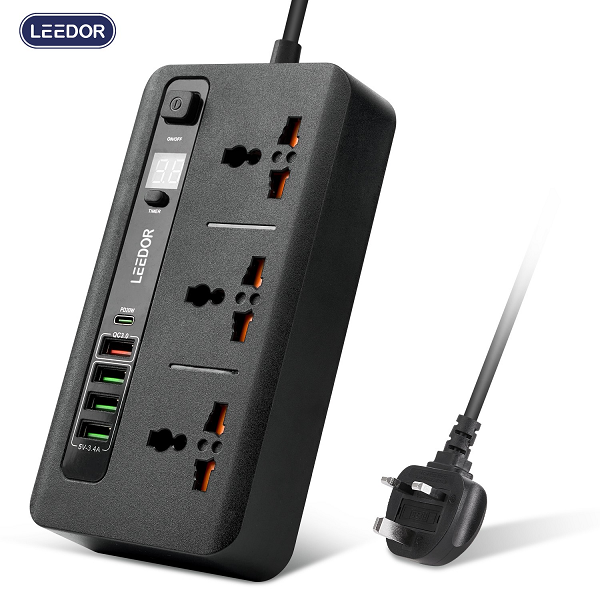 Leedor Pd 20W Fast Charging Usb-C Pd Charging Power Socket Fire Resistant 2M