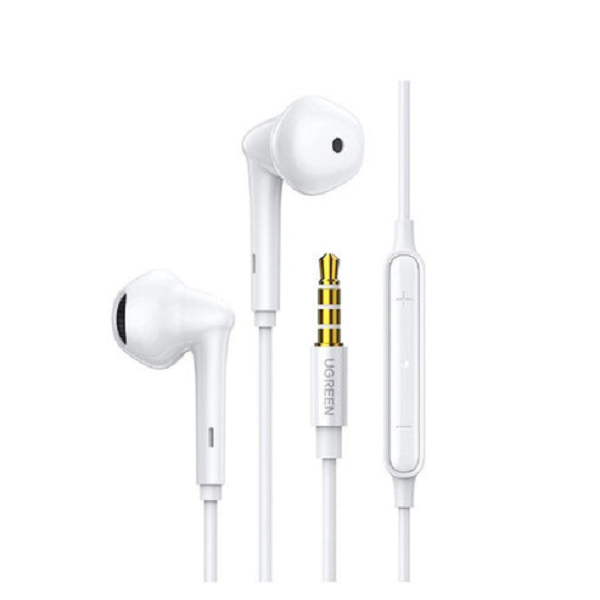 Ugreen 3.5mm Headset Wired Earphones white