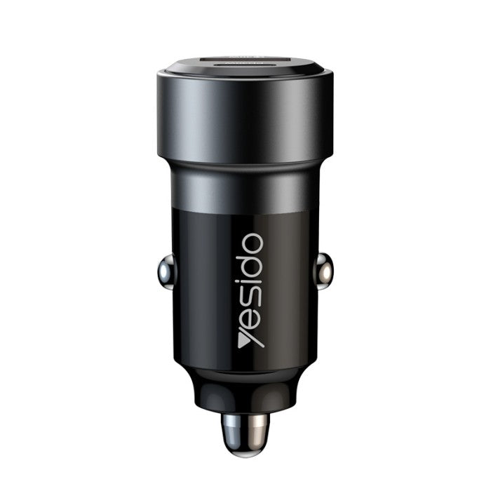 Yesido 60W Pd+Usb Car Charger With Pd To Lightning Cable