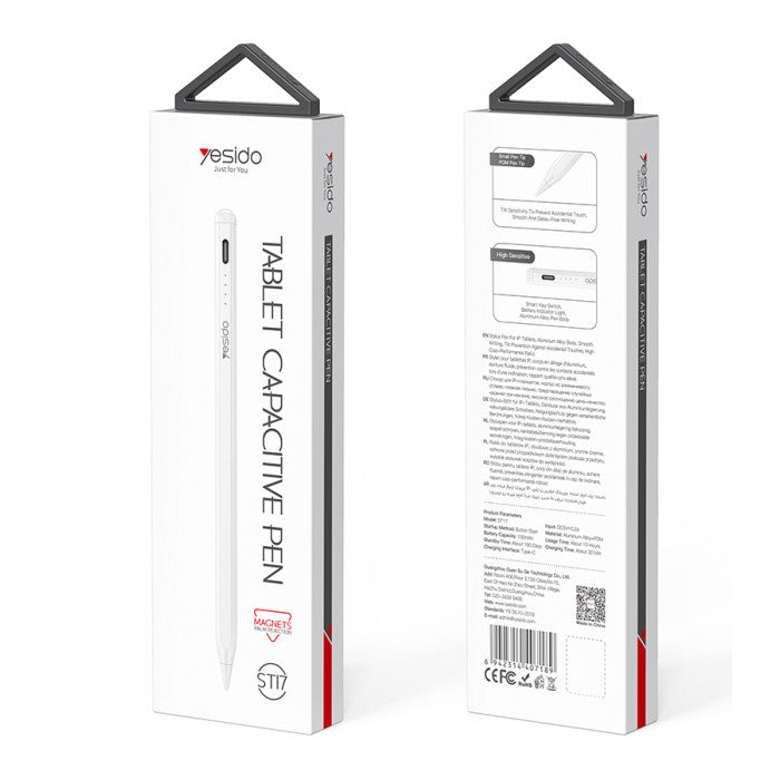 Yesido St17 Magnet+Palm Rejection Tablet Capacitive Pen